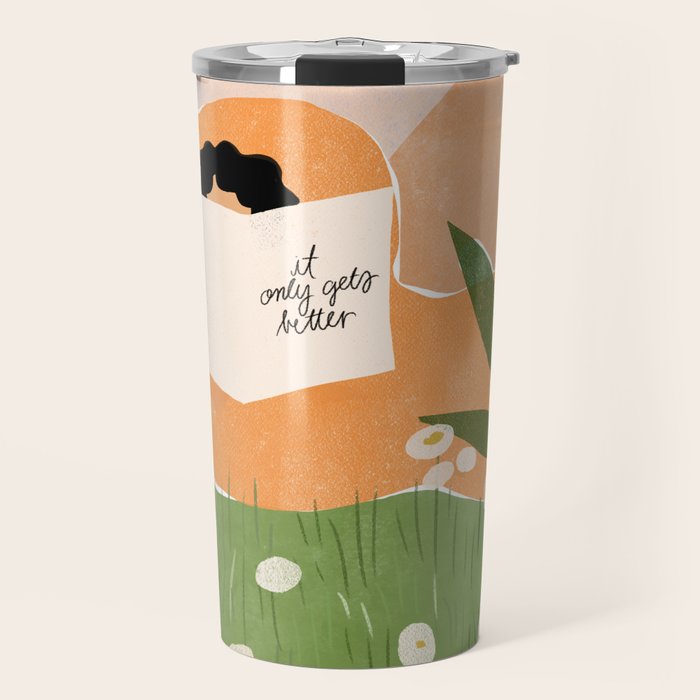 It Only Gets Better Travel Mug Gallery Image 1