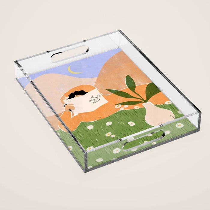 It Only Gets Better Acrylic Tray Gallery Image 1