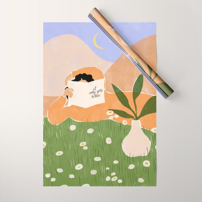 It Only Gets Better Wrapping Paper Gallery Image 1