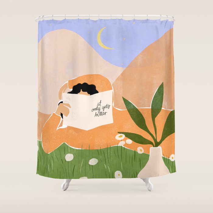 It Only Gets Better Shower Curtain Gallery Image 1