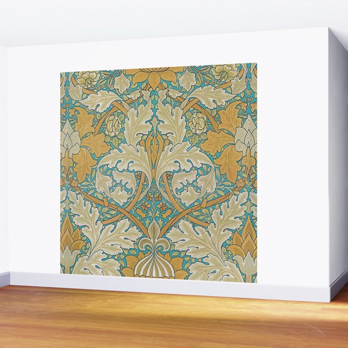 William Morris Antique Palace Floral Wall Mural Gallery Image 2