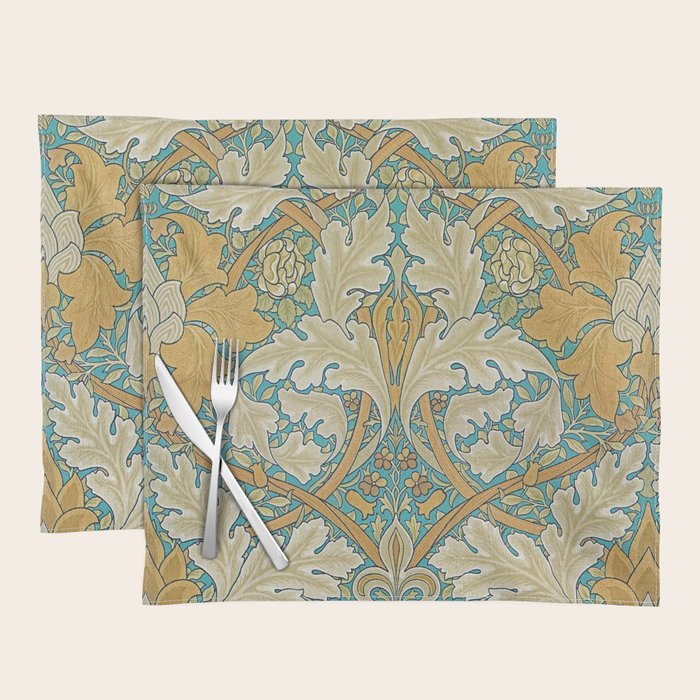 William Morris Antique Palace Floral Placemat Gallery Image 1