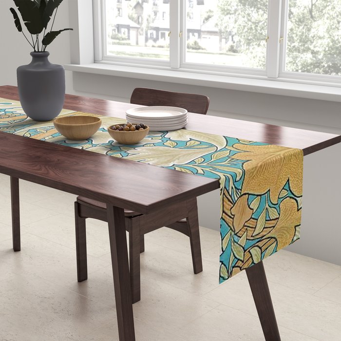 William Morris Antique Palace Floral Table Runner Gallery Image 2