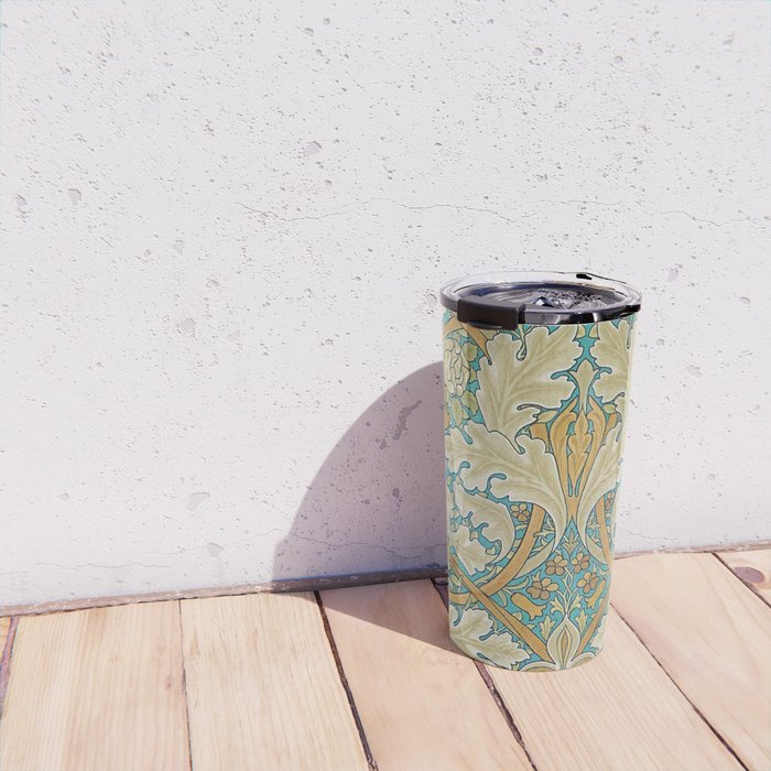 William Morris Antique Palace Floral Travel Mug Gallery Image 4