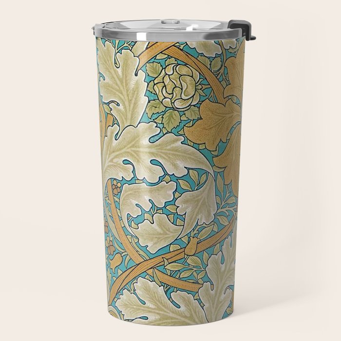 William Morris Antique Palace Floral Travel Mug Gallery Image 2