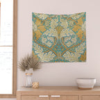 William Morris Antique Palace Floral Wall Tapestry Gallery Image 2