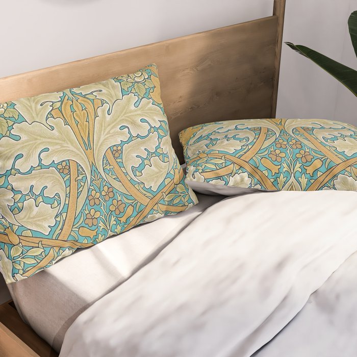William Morris Antique Palace Floral Pillow Sham Gallery Image 2