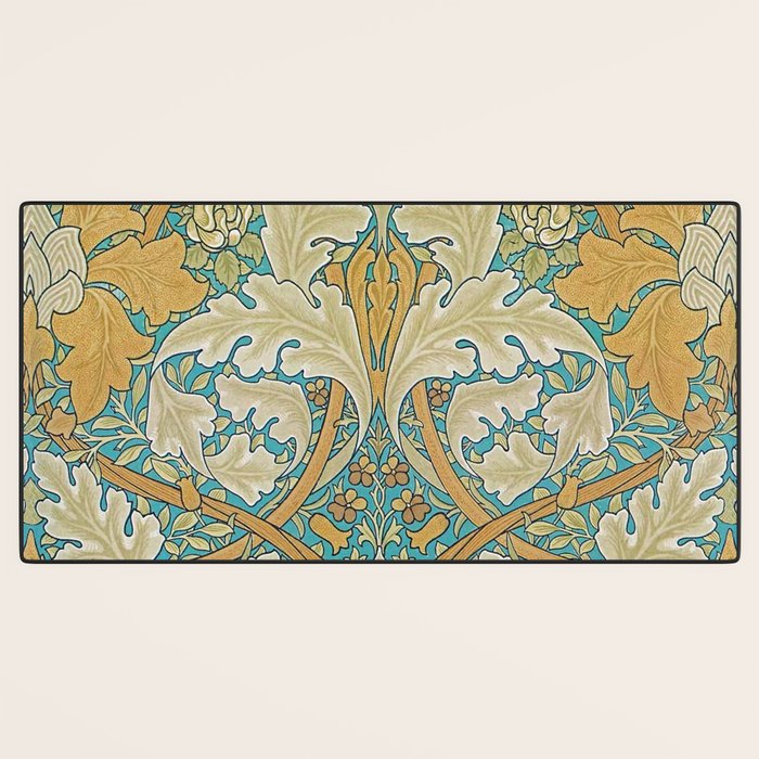 William Morris Antique Palace Floral Desk Mat Gallery Image 3