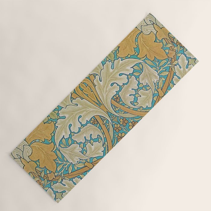 William Morris Antique Palace Floral Yoga Mat Gallery Image 1