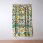 William Morris Antique Palace Floral Window Curtain Gallery Image 3