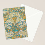 William Morris Antique Palace Floral Stationery Card Gallery Image 2