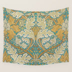 William Morris Antique Palace Floral Wall Tapestry Gallery Image 4