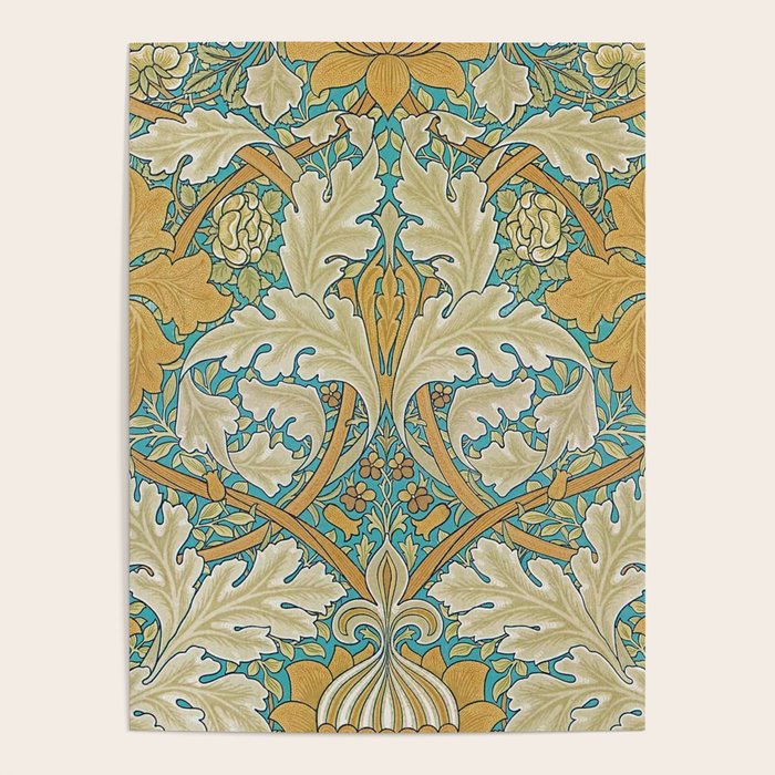 William Morris Antique Palace Floral Poster Gallery Image 1