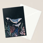 Whales and Coral Stationery Card Gallery Image 2