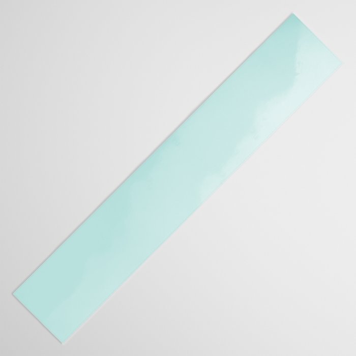 Pale Mint Blue Watercolor Ombre (pale mint blue/white) Table Runner Gallery Image 3