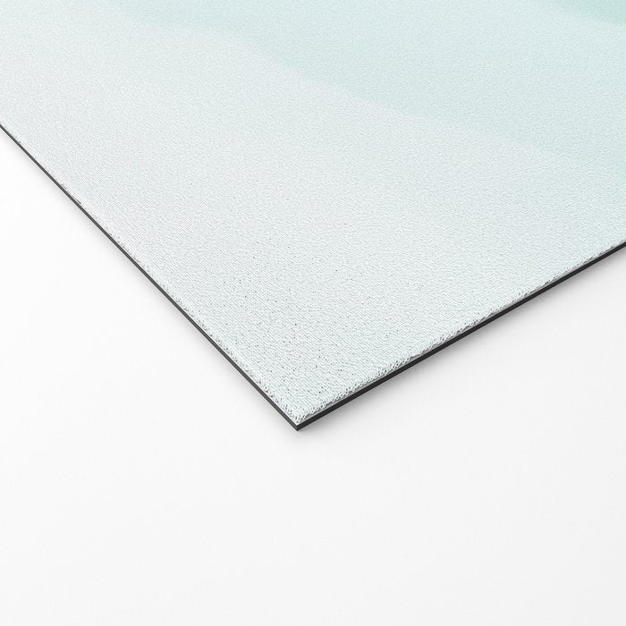 Pale Mint Blue Watercolor Ombre (pale mint blue/white) Welcome Mat Gallery Image 2