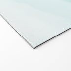 Pale Mint Blue Watercolor Ombre (pale mint blue/white) Welcome Mat Gallery Image 2