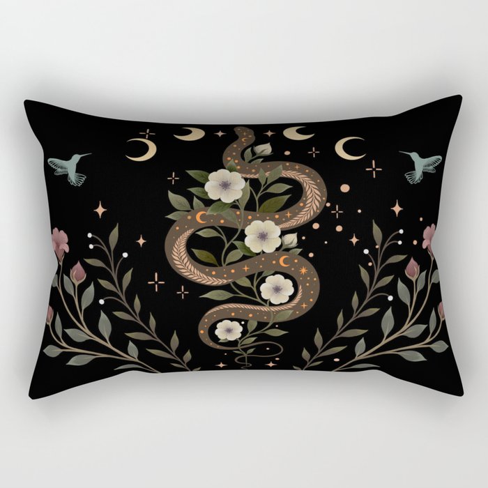 Serpent Spell Rectangular Pillow Gallery Image 1