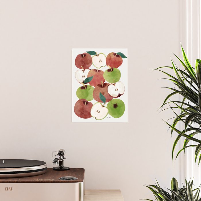 Still life of french apples Poster Gallery Image 2