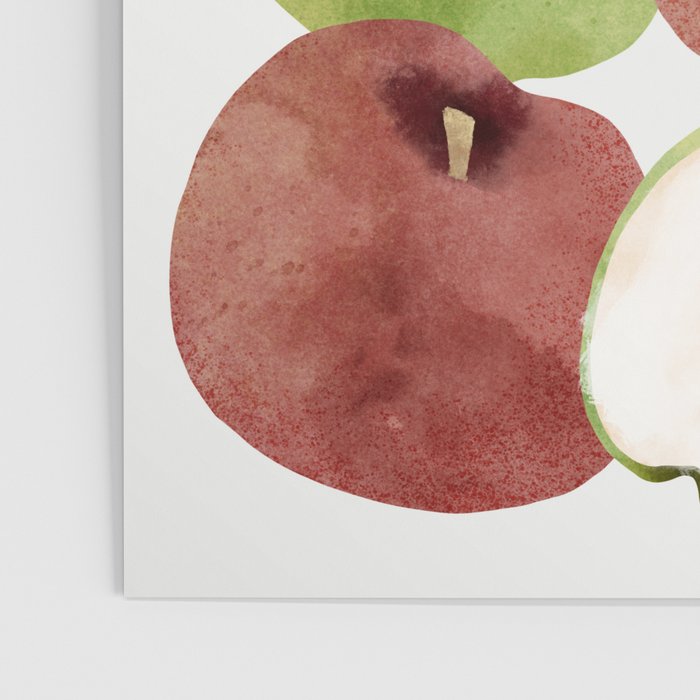 Still life of french apples Poster Gallery Image 3