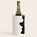 Eucalyptus line art - black Wine Chiller Gallery Image 2