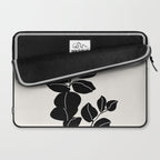 Eucalyptus line art - black Laptop Sleeve Gallery Image 2