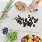 Eucalyptus line art - black Cutting Board Gallery Image 2