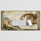 Michelangelo Buonarroti "Creation of Adam" (1) Desk Mat Gallery Image 1