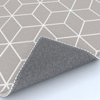 Cube Geometric 03 Grey Rug Gallery Image 4