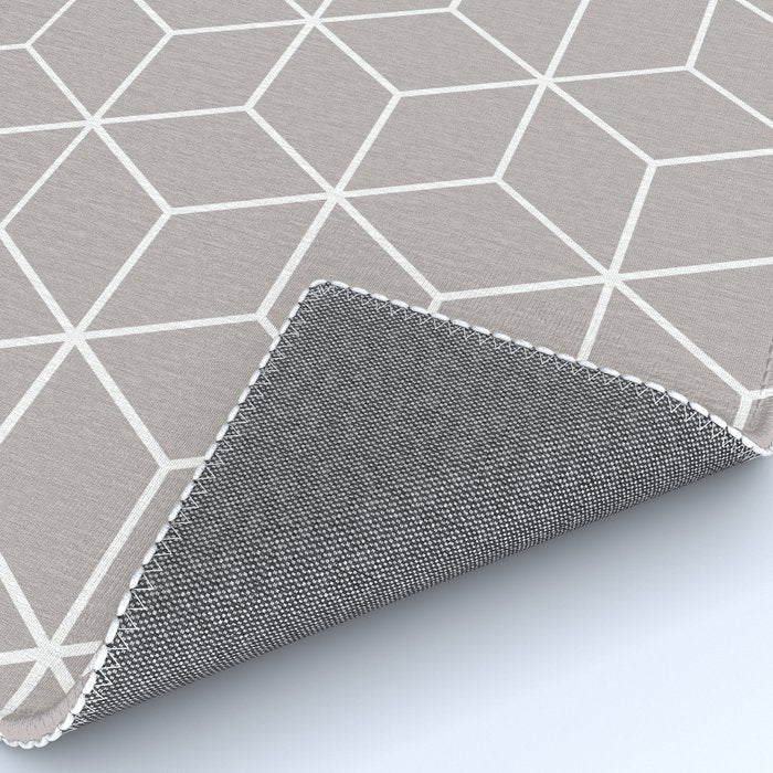 Cube Geometric 03 Grey Rug Gallery Image 4