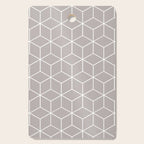 Cube Geometric 03 Grey Cutting Board Gallery Image 1