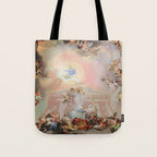 Renaissance Painting Angels Cherubs Aesthetic Allegorical Scene Tote Bag Gallery Image 1