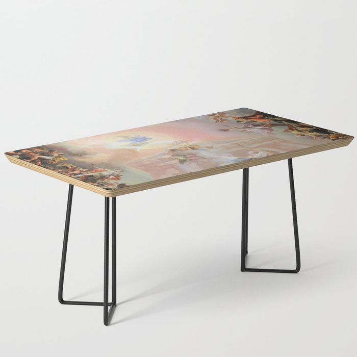 Renaissance Painting Angels Cherubs Aesthetic Allegorical Scene Coffee Table Gallery Image 1