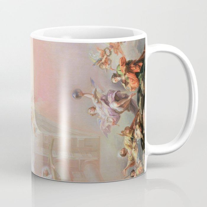 Renaissance Painting Angels Cherubs Aesthetic Allegorical Scene Coffee Mug Gallery Image 1