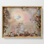 Renaissance Painting Angels Cherubs Aesthetic Allegorical Scene Serving Tray Gallery Image 1