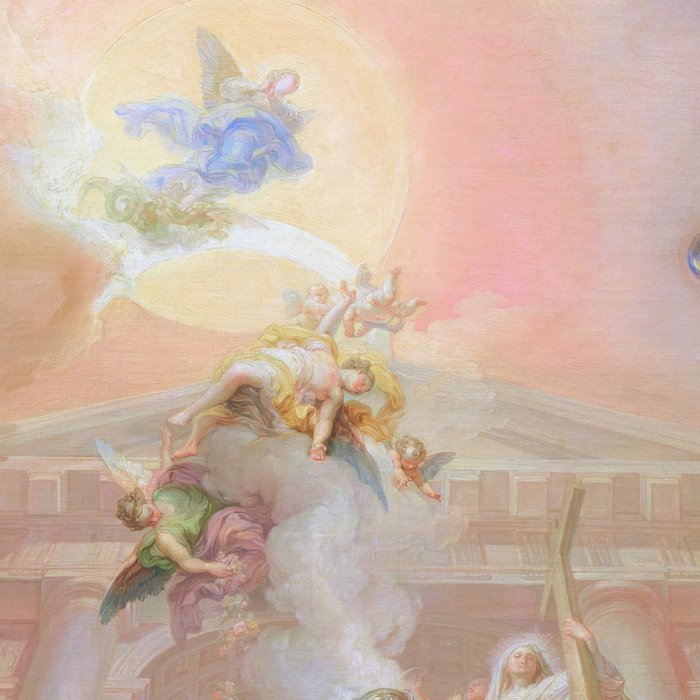 Renaissance Painting Angels Cherubs Aesthetic Allegorical Scene Coffee Mug Gallery Image 2