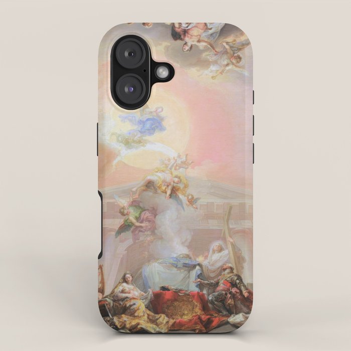 Renaissance Painting Angels Cherubs Aesthetic Allegorical Scene iPhone Case Gallery Image 1