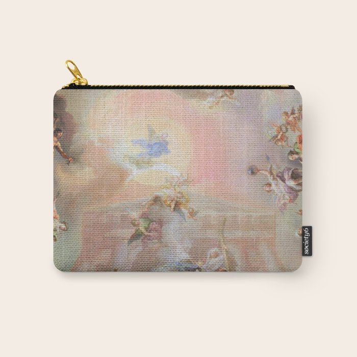Renaissance Painting Angels Cherubs Aesthetic Allegorical Scene Carry All Pouch Gallery Image 1