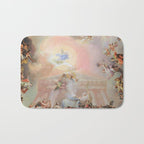 Renaissance Painting Angels Cherubs Aesthetic Allegorical Scene Bath Mat Gallery Image 1