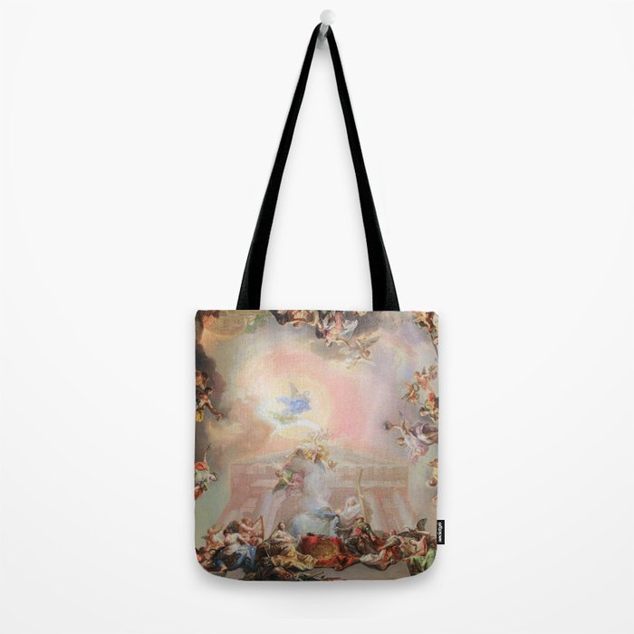 Renaissance Painting Angels Cherubs Aesthetic Allegorical Scene Tote Bag Gallery Image 2