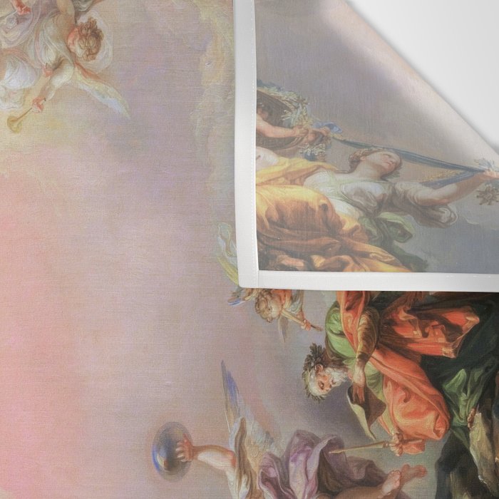 Renaissance Painting Angels Cherubs Aesthetic Allegorical Scene Wall Tapestry Gallery Image 3