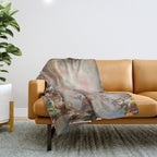 Renaissance Painting Angels Cherubs Aesthetic Allegorical Scene Throw Blanket Gallery Image 1
