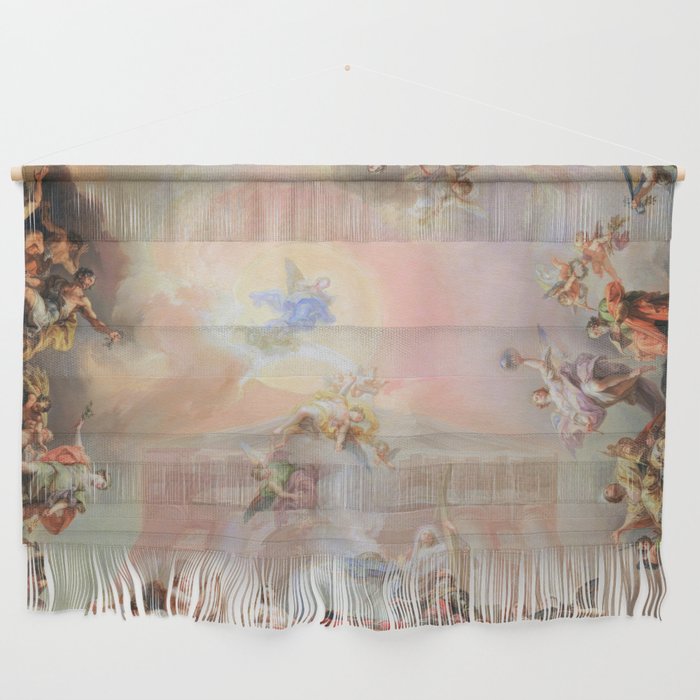 Renaissance Painting Angels Cherubs Aesthetic Allegorical Scene Wall Hanging Gallery Image 1