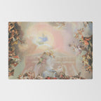 Renaissance Painting Angels Cherubs Aesthetic Allegorical Scene Rug Gallery Image 2