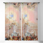 Renaissance Painting Angels Cherubs Aesthetic Allegorical Scene Window Curtain Gallery Image 5