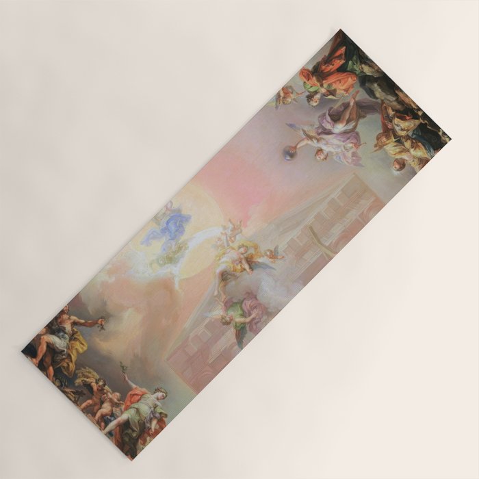 Renaissance Painting Angels Cherubs Aesthetic Allegorical Scene Yoga Mat Gallery Image 1