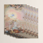 Renaissance Painting Angels Cherubs Aesthetic Allegorical Scene Wrapping Paper Gallery Image 3