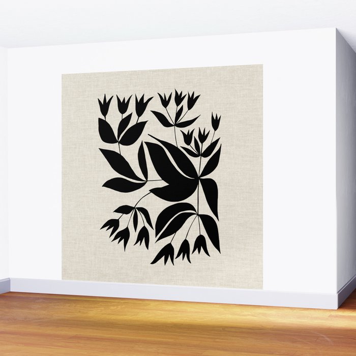 Vining Bell Flower Wall Mural Gallery Image 2