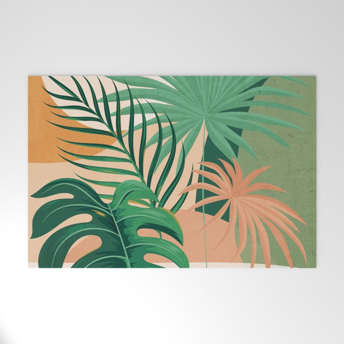 Jungle Abstract 3 Welcome Mat Gallery Image 1
