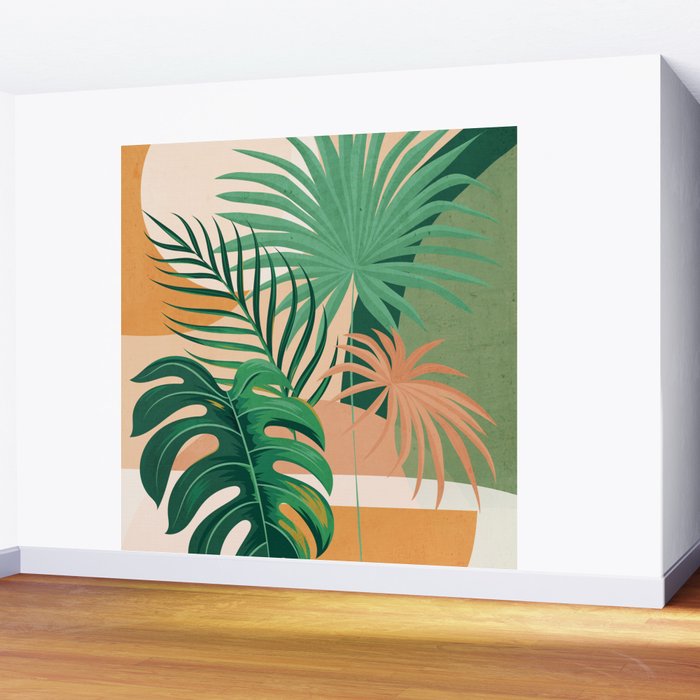 Jungle Abstract 3 Wall Mural Gallery Image 2